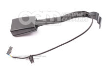 Západka na opasok saténová čierna / červená