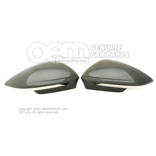 1 set of ext. mirror housings Black 5LA072530A F9R