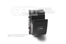 Spínač elektrického elektrického ovládania okien čierny / biely (1)