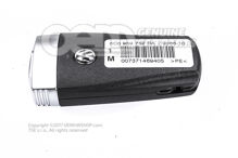 Vysielacia jednotka satén. čierna/chróm. polomatná (1)