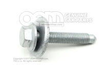 Skrutka s šesťhrannou hlavou s krytom (kombi) M8X45